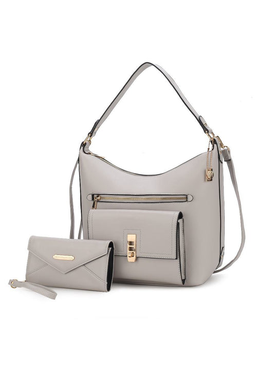 Clara Leather Shoulder Bag Set